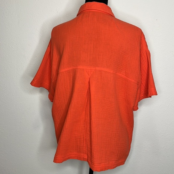 Madewell size Large lightspun beachside  button up top - Picture 7 of 13